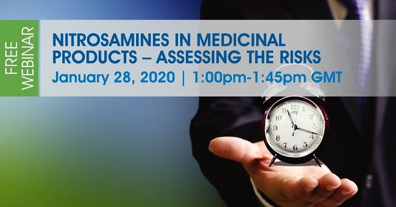 Nitrosamine Risk Assessments are Due by April 2020 – Will You Comply?