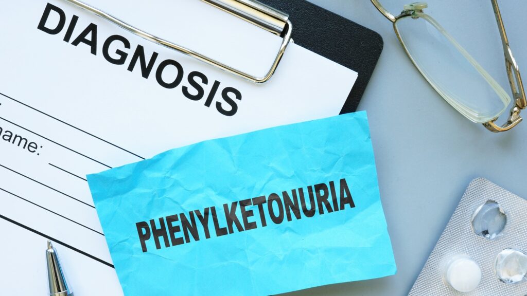 Medical,Photo,Shows,Printed,Text,Phenylketonuria