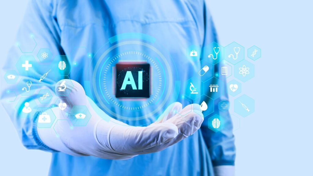 Ai,Development,Concept,For,Healthcare.,Intelligent,Ai,Learning,System,In