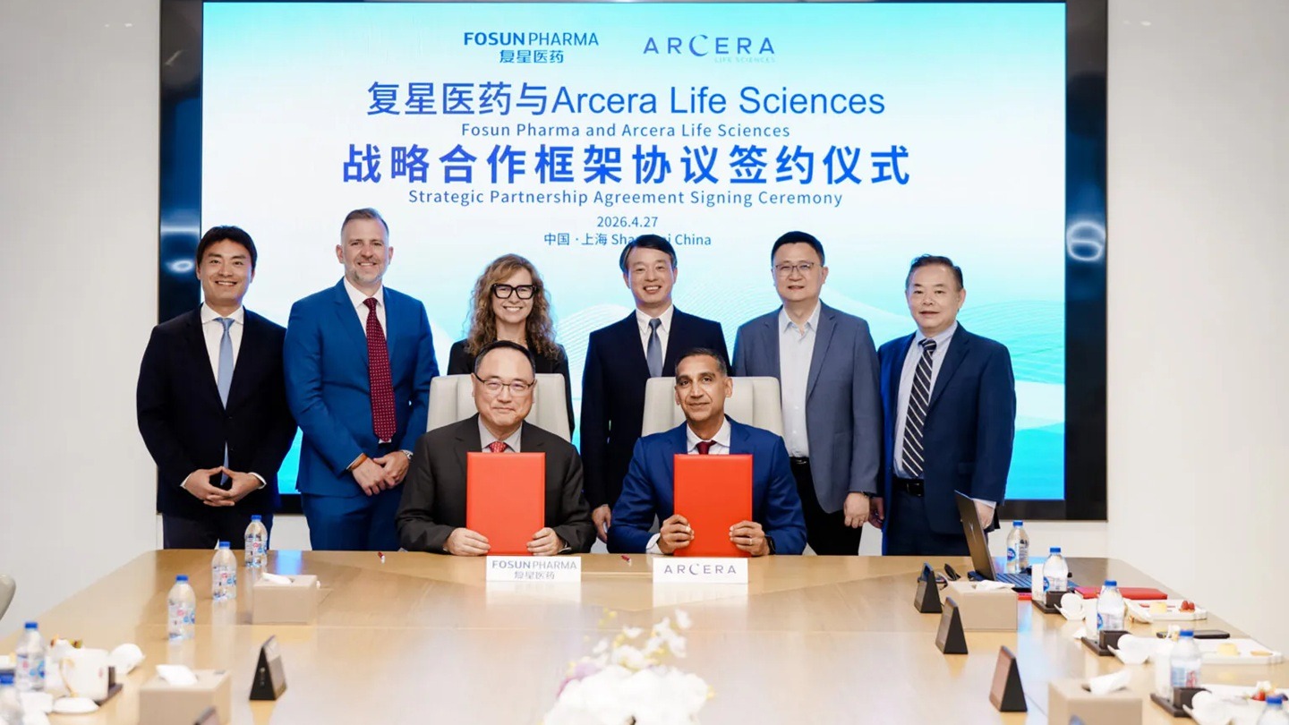 Arcera and Fosun sign MoU for neuroscience innovation