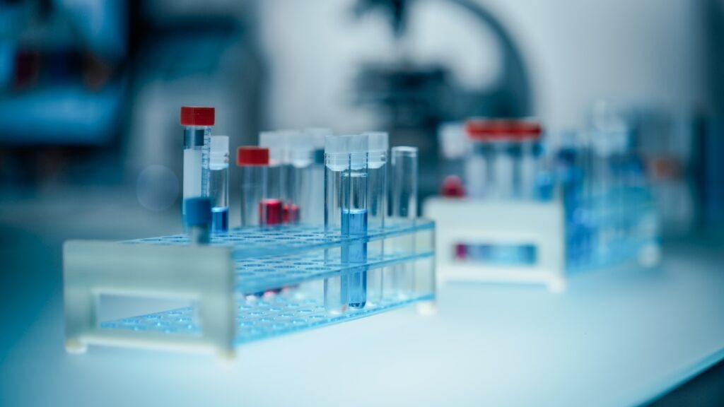 Close,Up,Of,A,Wide,Range,Of,Test,Tubes,With