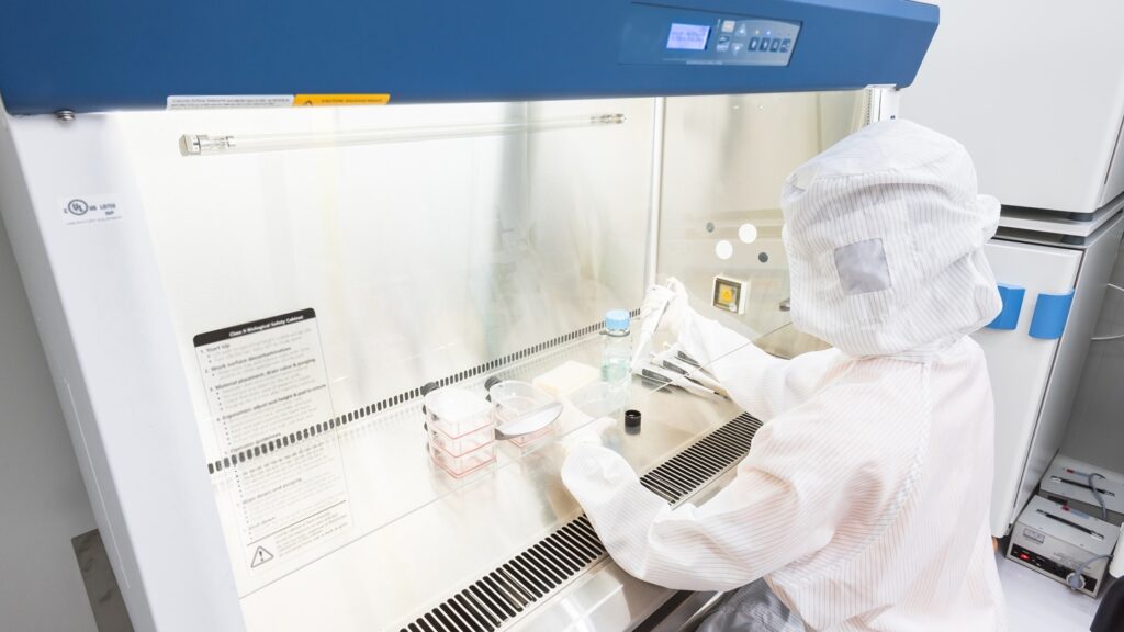The cell therapy facility includes eight Grade B/C cleanrooms, a Grade C ballroom, and a Grade B fill-finish suite. Credit: MJu009 / Shutterstock.com.