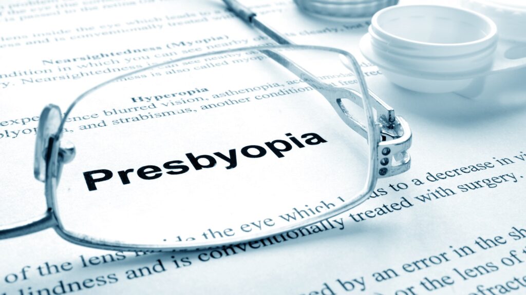 Presbyopia involves the progressive loss of near-focusing capacity brought on by ageing. Credit: Vitalii Vodolazskyi/Shutterstock.com.